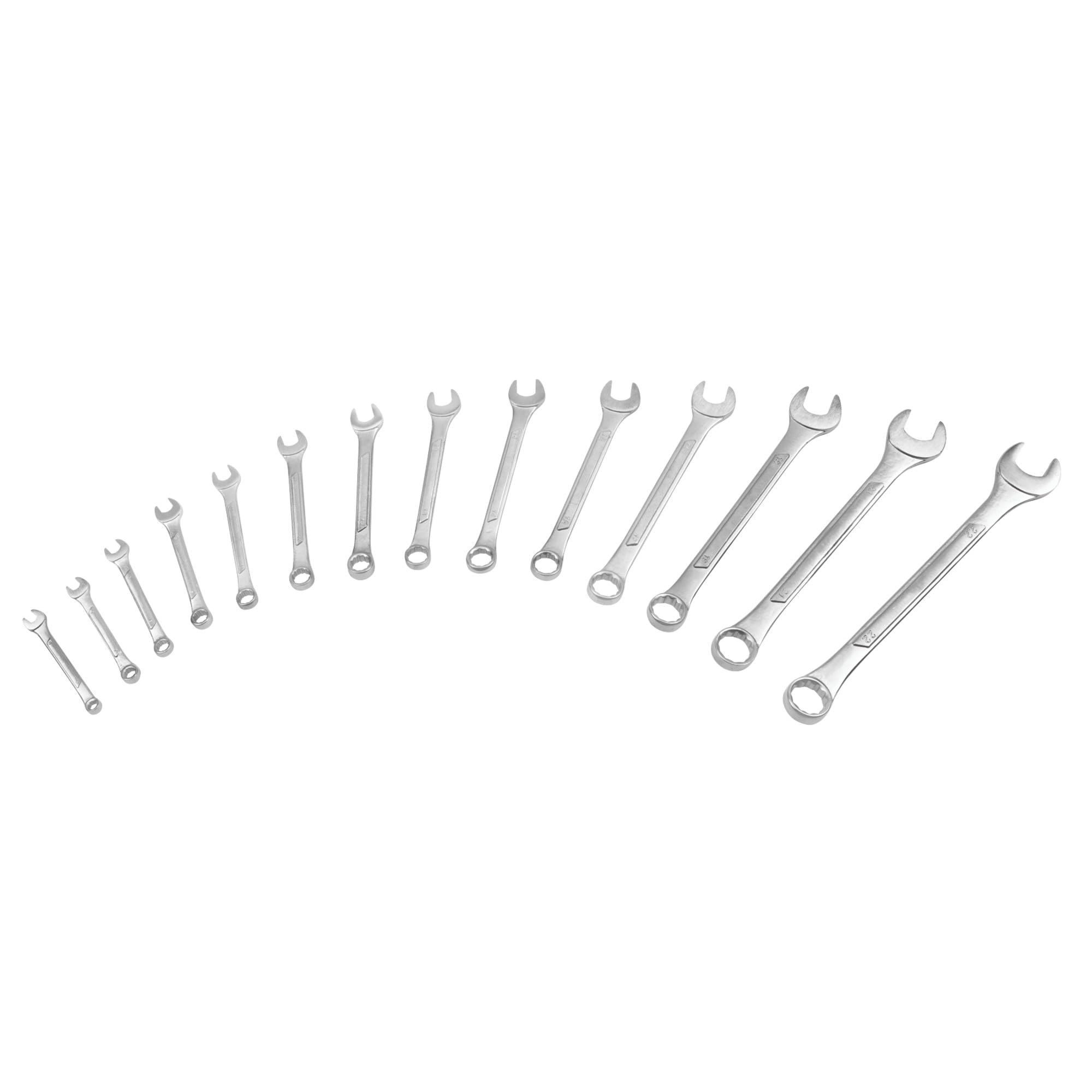 W1114M Performance Tool Metric Combination Wrench Set, 14-Piece