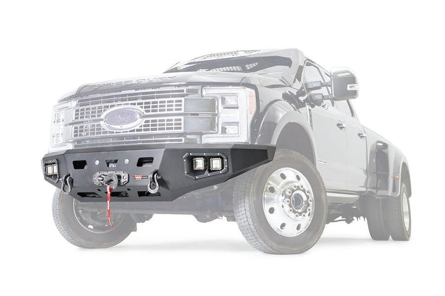 Ascent HD WARN 107181 Front Bumper, Fits: Ford SD F450 & F550 (2017-2021)