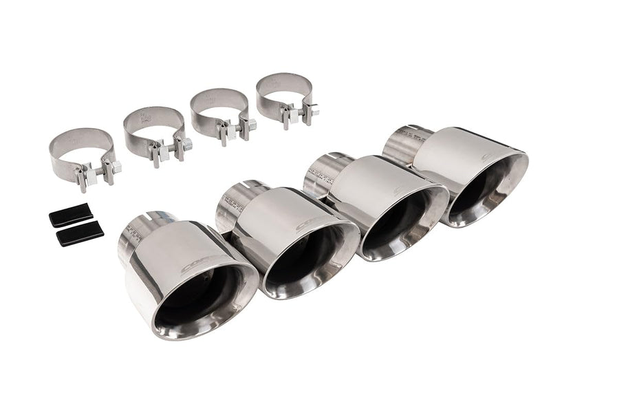 Corsa - Quad 4.5in Polished Pro-Series Tip Kit 2014-2019 Chevrolet Corvette (For Corsa - Exhaust Only) (14778)