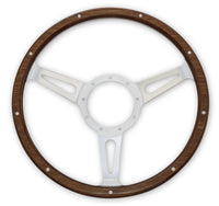 Cobra Style Scott Drake Wood & Aluminum 14" 9 Hole Steering Wheel S1MS-3600-WG-14