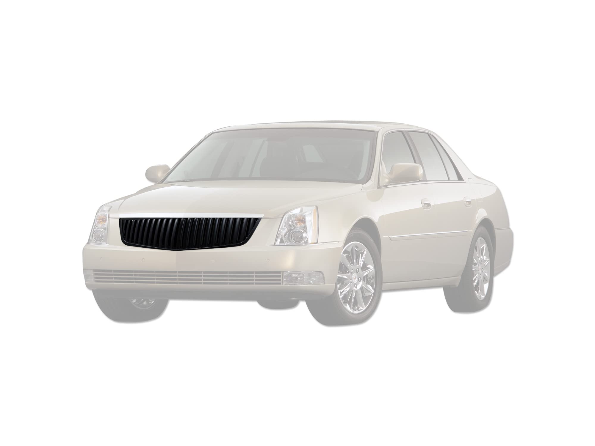 7146853 Armordillo USA Vertical Grille Fits 2006-2011 Cadillac DTS-Matte Black