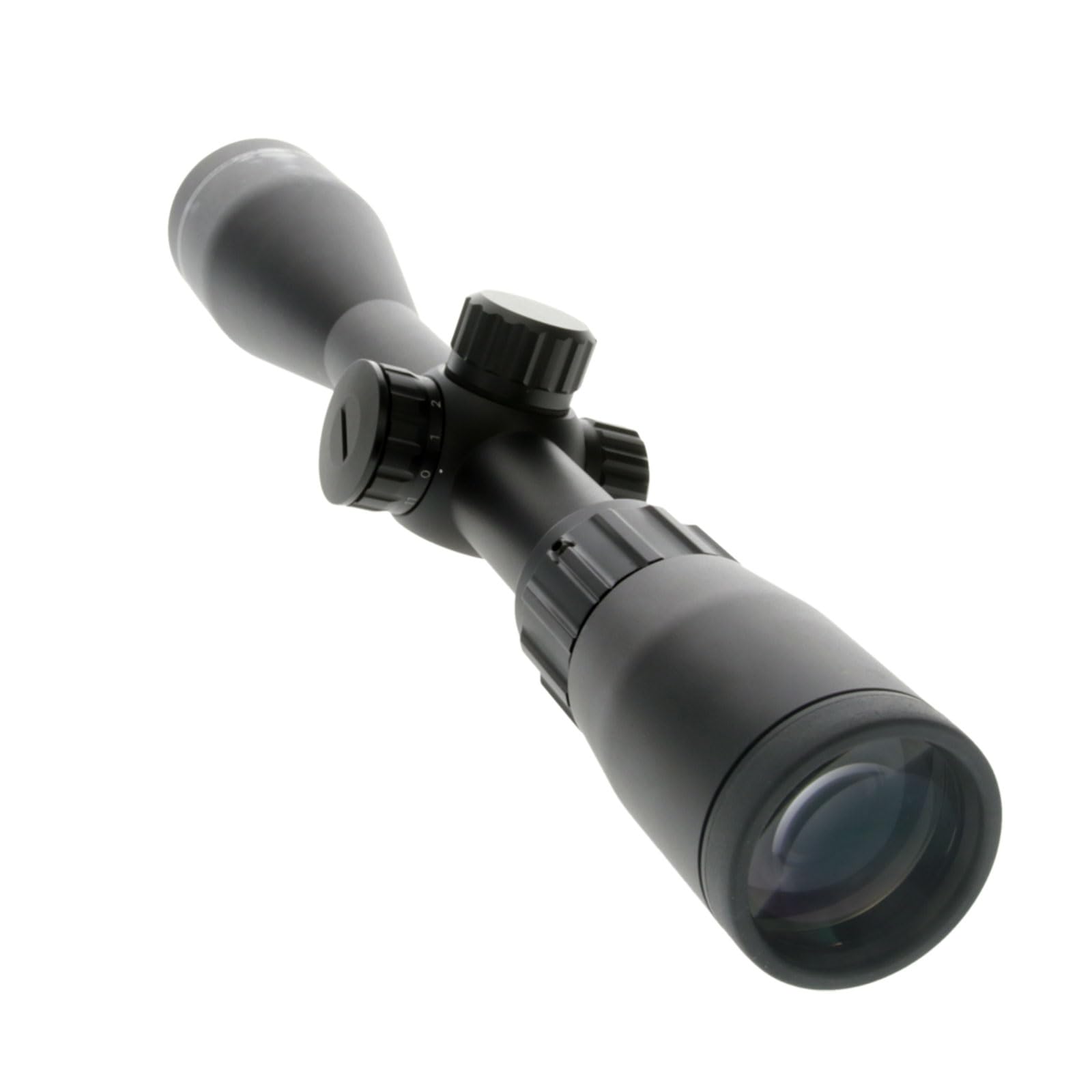Truglo Tactical Intercept Hunting Shooting Durable Waterproof Fogproof Scratch-Resistant 1" Tube Illuminated Reticle Riflescope with Scope Cover Included, 4-12 x 44mm, Illuminated BDC Reticle