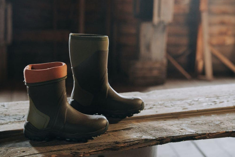 Muddy Outdoors 13" DV8 Rubber Boots Rubber Clay Men's 13 D