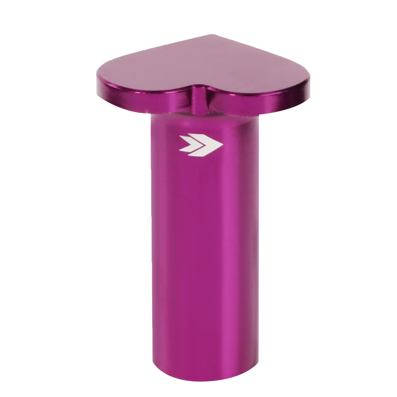 NRG Innovations 6061 Aluminum NRG-DB-H002PP Heart E-Brake Drift Button, Hand Brake Lever Button Compatible with 1986 Toyota, Subaru WRX/STI, BRZ, Mazda Miata/RX-7, Purple