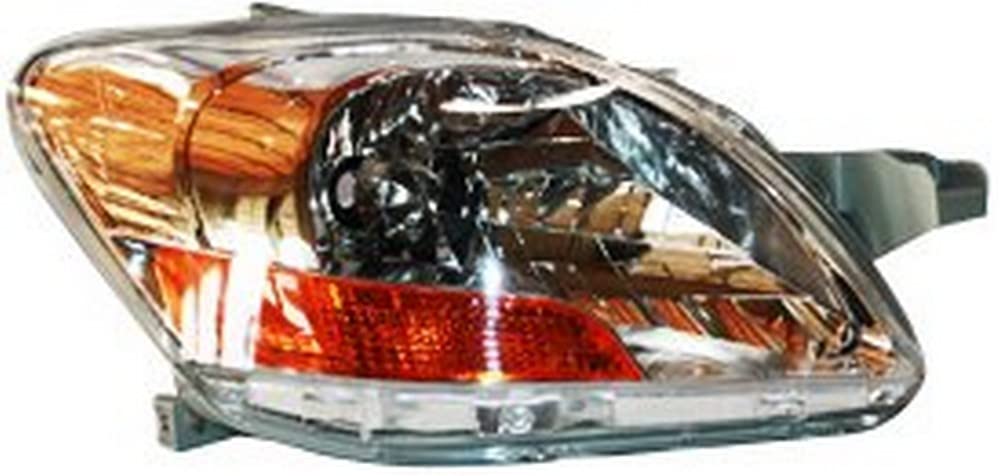Right TYC Headlight Assembly Compatible with 2007-2011 Toyota Yaris