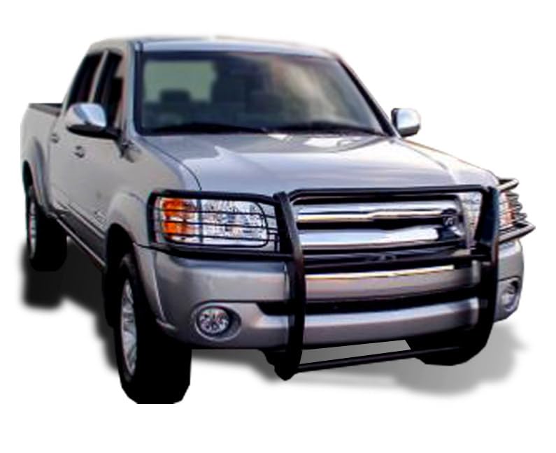 Grille Brush Black Horse Bumper Guard Modular Black Compatible with 2004-2006 Toyota Tundra-17TS27MA