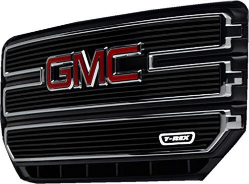 2016-2018 Sierra 1500 SLE T-Rex Grilles Laser Billet Grille, Black, 3 Pc, Overlay - PN #6212131