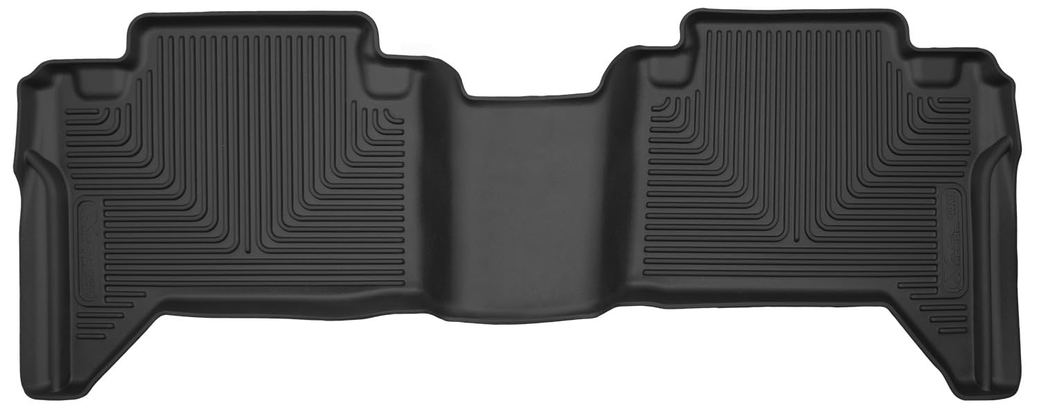 Husky Liners X-act Contour Floor Mats | 2nd Row, 1-pc Black Fits 2005-2023 Toyota Tacoma, Double Cab - 53801
