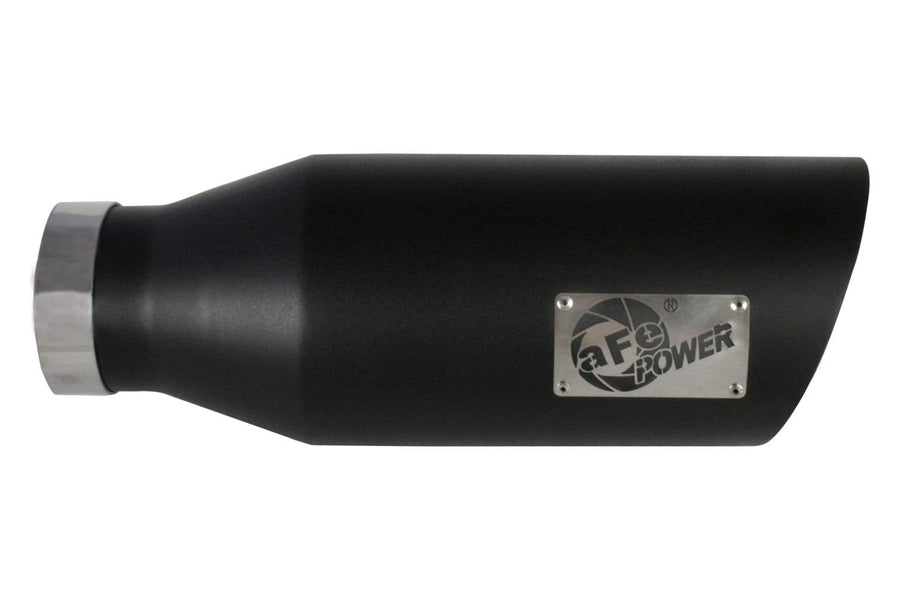 MACH Force-Xp aFe Power 409 Stainless Steel Clamp-on Exhaust Tip Black 49T40701-B18