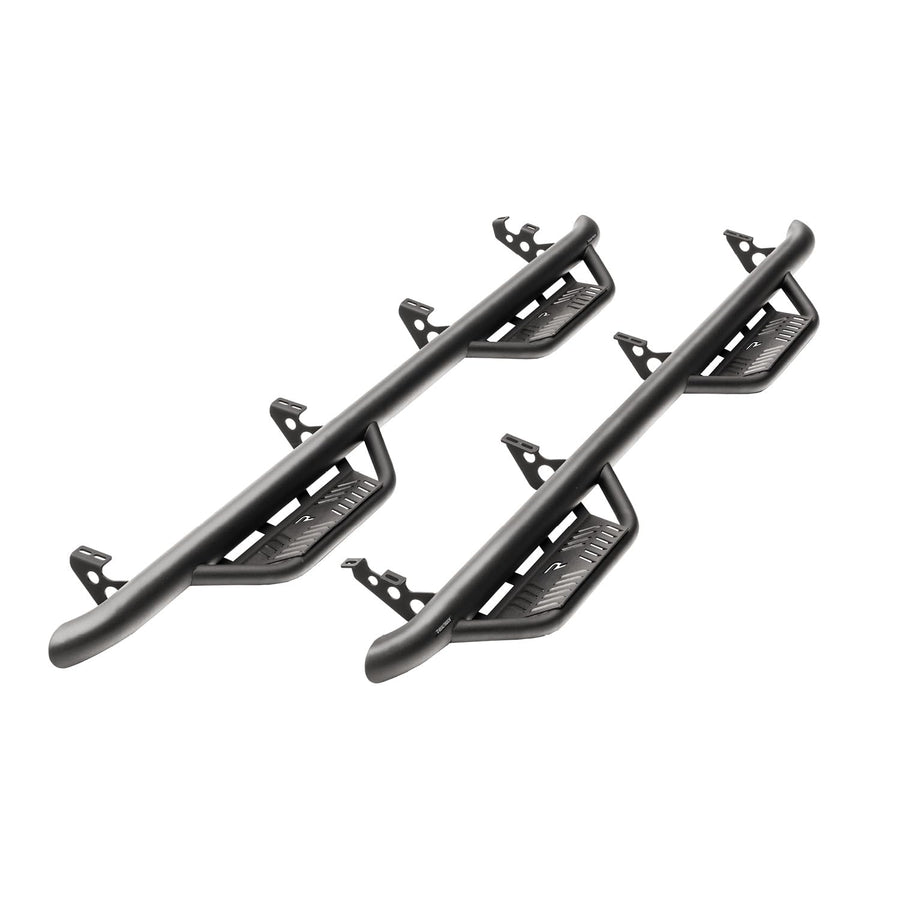 Podium SS Steps RealTruck for Ford F-150/F-250/F-350 | Cab Length, Stainless Steel, Polished | HPF1777QC-SS | Fits 2015-2026 Ford F-150, 2018-2026 Raptor, 2017-2026 F-250/F-350 SuperCab All Beds