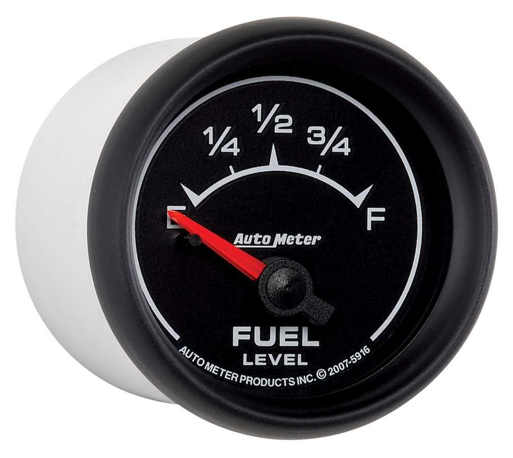 Auto Meter 2-1/16" 240-33 ohms Short Sweep Electric Fuel Level Gauge 5916 ES
