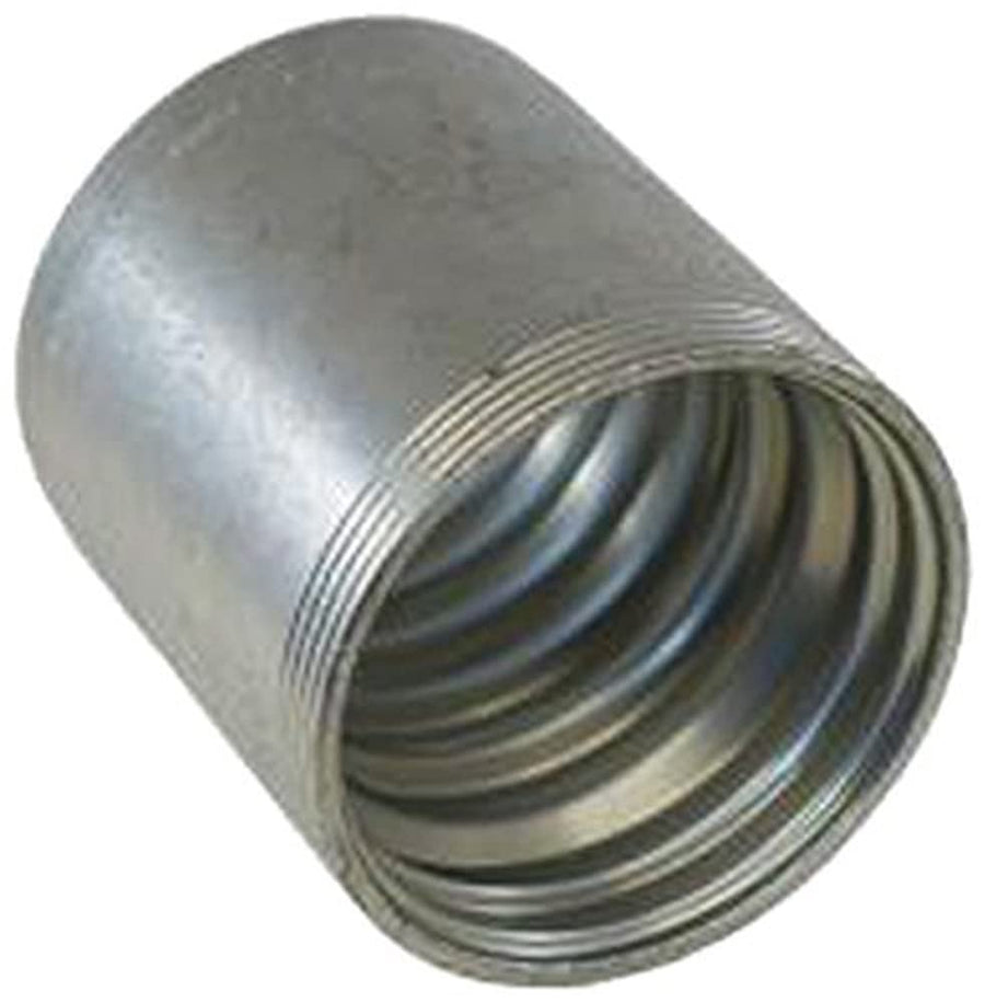Gates GlobalSpiral Couplings 10GS1F-4, GS Ferrule for 4-Spiral Hose, Zinc Plated Carbon Steel, 1.88", 5/8" ID (Pack of 5)