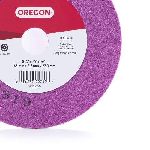 Grinding Wheel Oregon OR534-18A, 5-3/4-Inch by 1/8-Inch