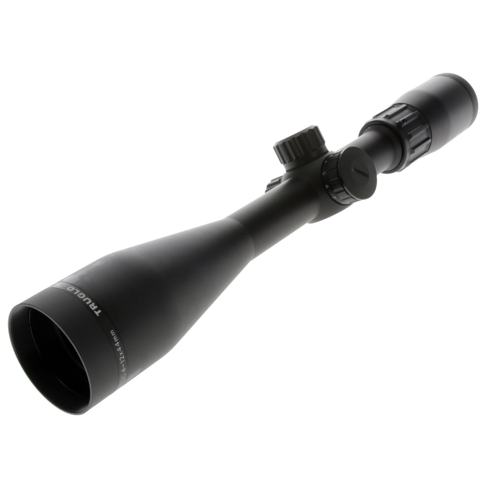 Truglo Tactical Intercept Hunting Shooting Durable Waterproof Fogproof Scratch-Resistant 1" Tube Illuminated Reticle Riflescope with Scope Cover Included, 4-12 x 44mm, Illuminated BDC Reticle