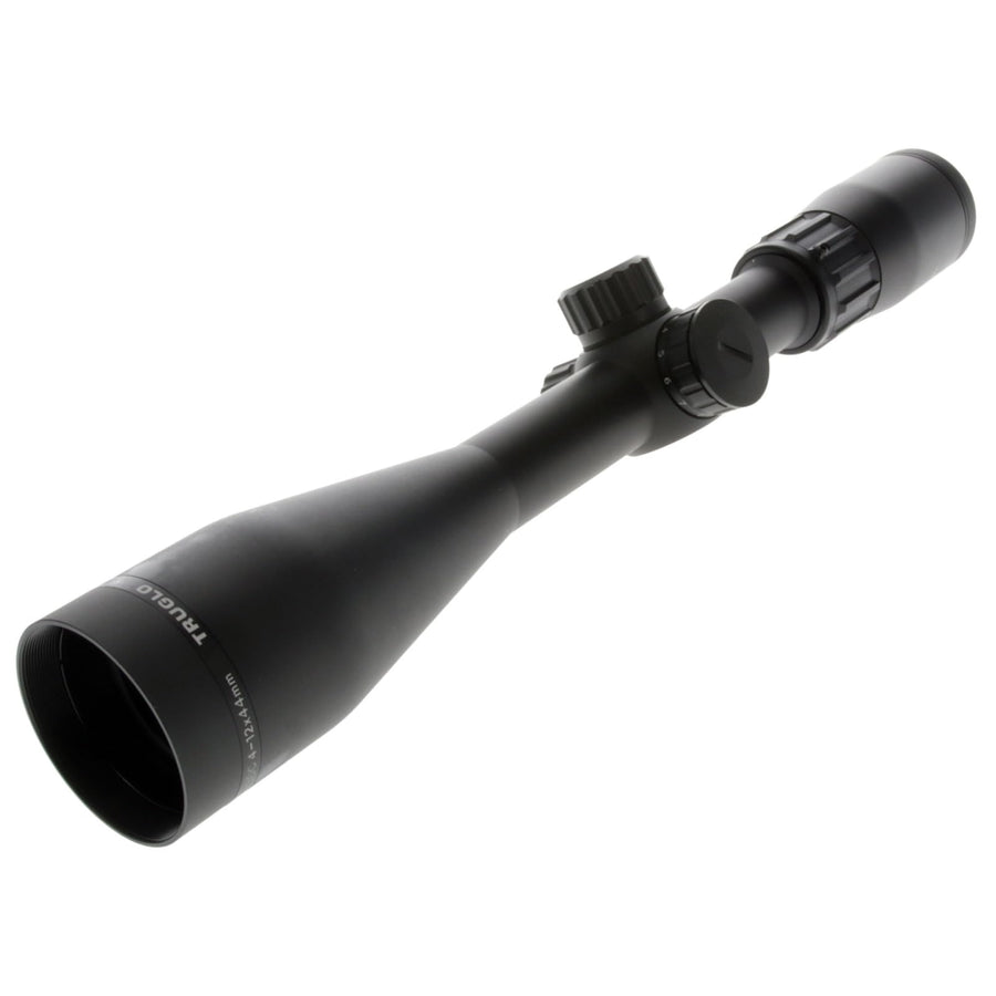 Truglo Tactical Intercept Hunting Shooting Durable Waterproof Fogproof Scratch-Resistant 1" Tube Illuminated Reticle Riflescope with Scope Cover Included, 4-12 x 44mm, Illuminated BDC Reticle