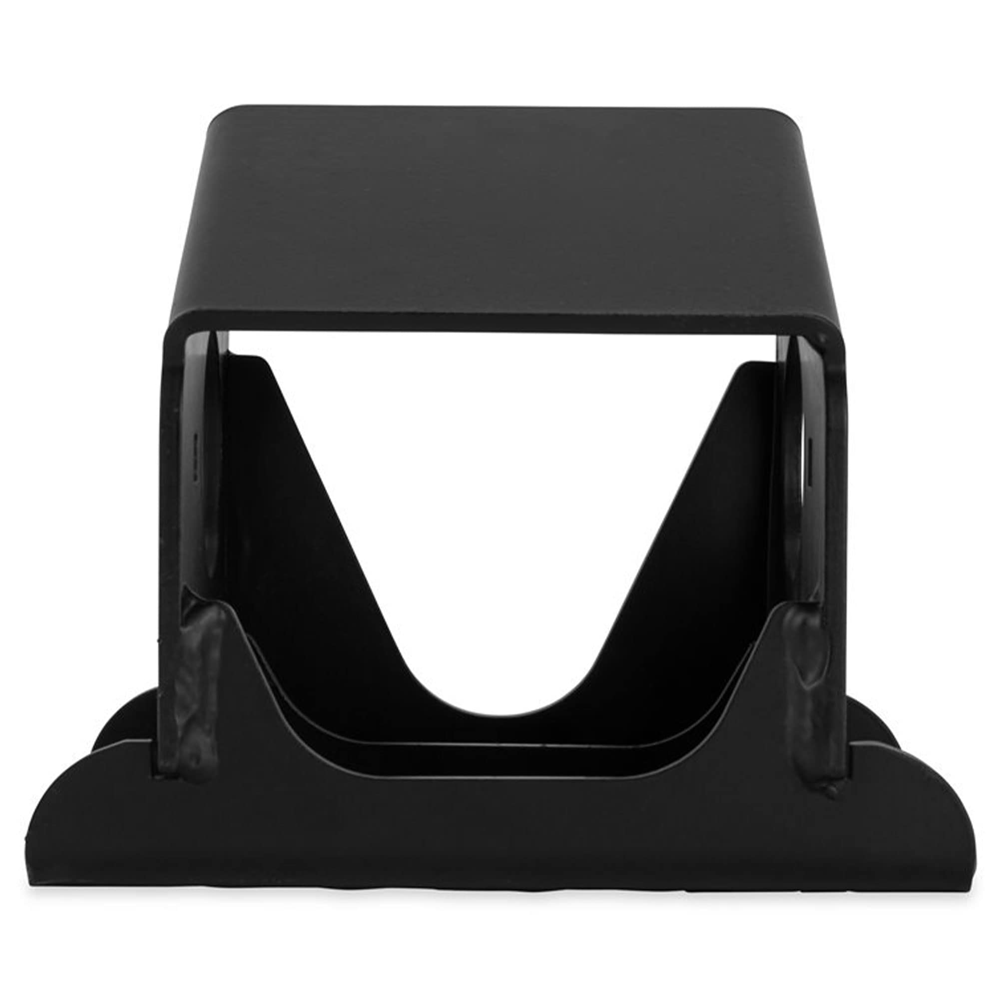 Camco Bolt-On Trailer Tongue Jack Relocation Kit | Allows for Easy Trailer Relocation | Provides Ample Tailgate Clearance Without Obstruction | for 3-Bolt & A-Frame Style Tongue Jacks (50015), Black