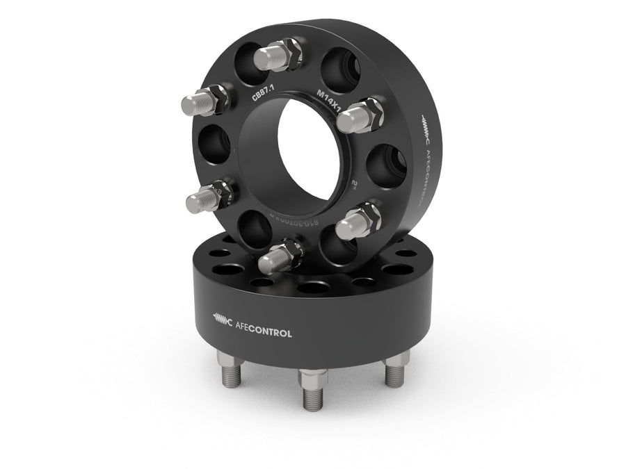 aFe Control Wheel Spacers Forged Aluminum - #610-30T002-B - Ford F-150 21-25 6x135mm, CB 87.1mm, 2 in Thickness
