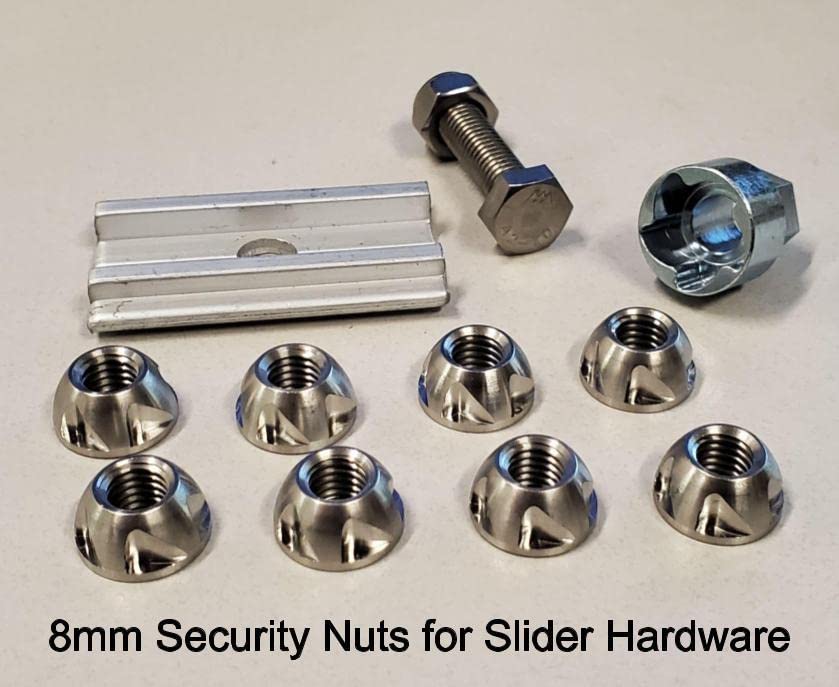 Overland Tuff Stuff Bolt Kit - Awning Security Bolts, 8mm, Silver, NSN N, TS-SEC-BLT-8MM