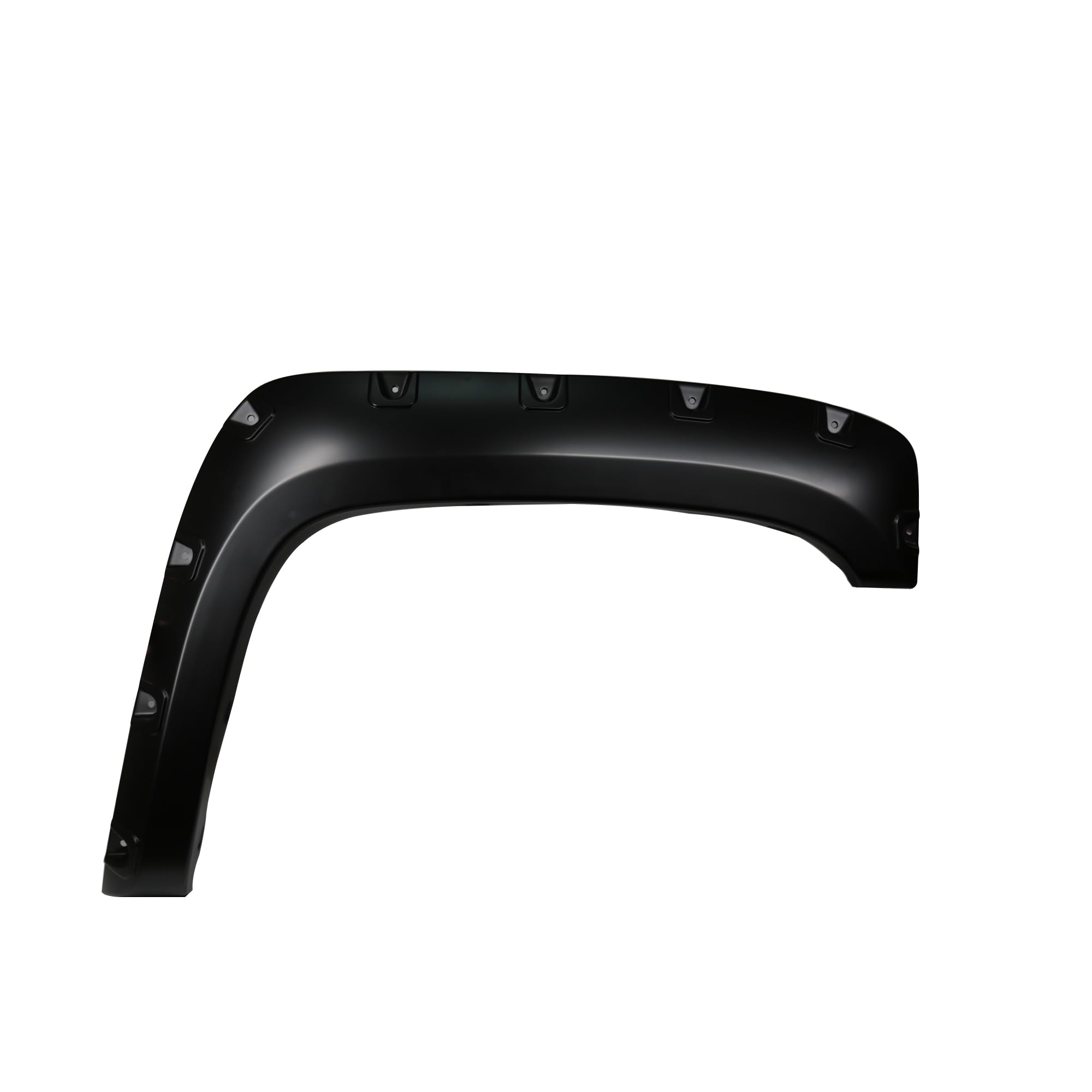 Fender Flares Black Riveted Style Black Compatible with 07-14 Silverado 1500|2007-2014 Chevrolet Silverado 2500|07-14 Silverado 3500-FPSSI07