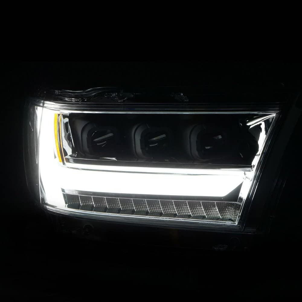 19-20 Dodge Ram 1500 Tradesman Aridex LED Projector Headlights Plank Style w/Sequential Black (Pass.) (111495-R)