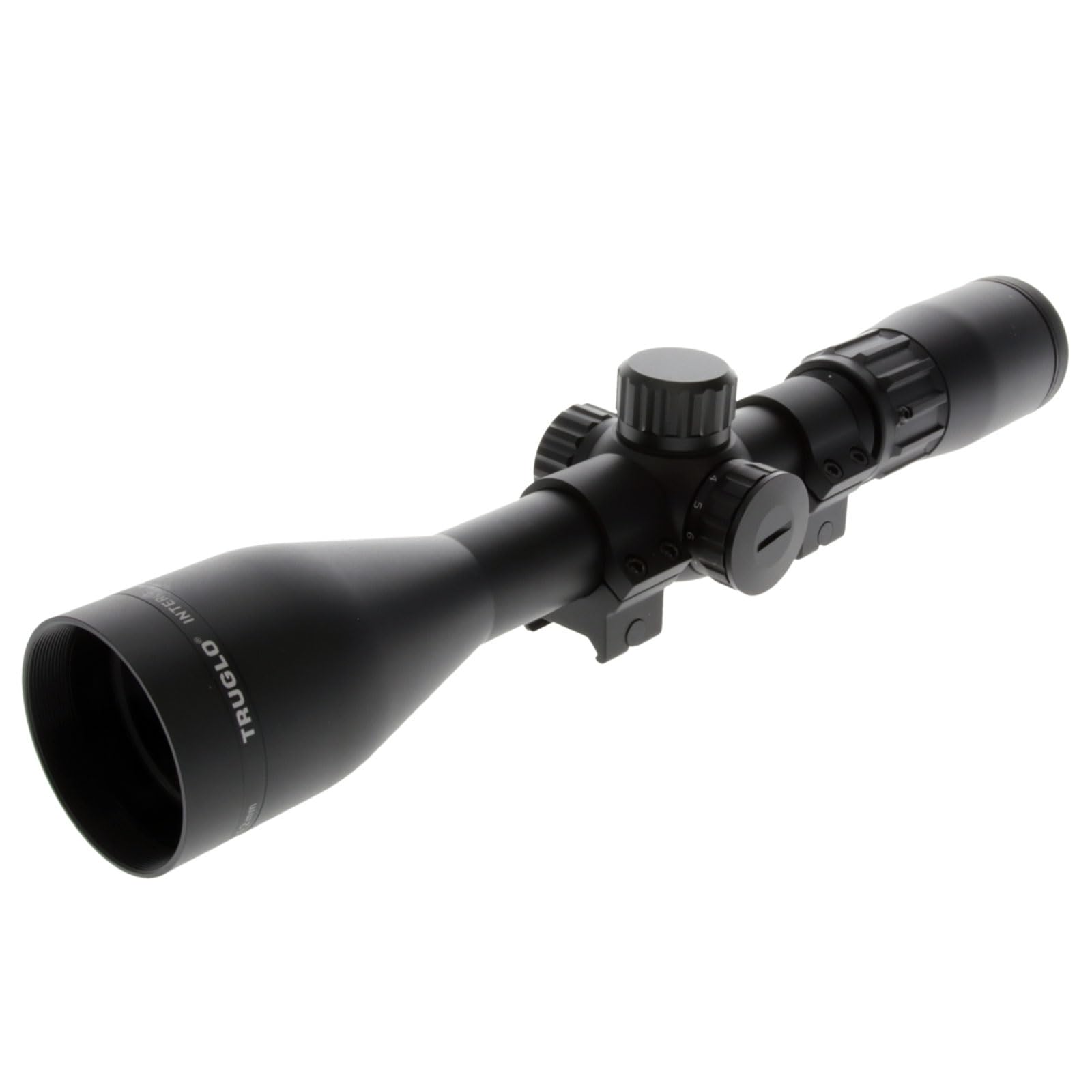 Truglo Tactical Intercept Hunting Shooting Durable Waterproof Fogproof Scratch-Resistant 1" Tube Illuminated Reticle Riflescope with Scope Cover Included, 3-9 x 42mm, Illuminated BDC Reticle