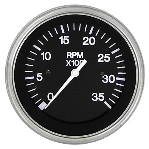 Heavy Duty Diesel Alternator Electric Tachometer Sierra International 82302P 0-3500 RPM Dial Range, 3"