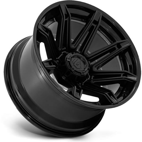 FUEL OFF-ROAD FC401 22X10 BRAWL 8X6.5 4.79-18mm MATTE BLACK WITH GLOSS BLACK LIP - FC401MX22108018N