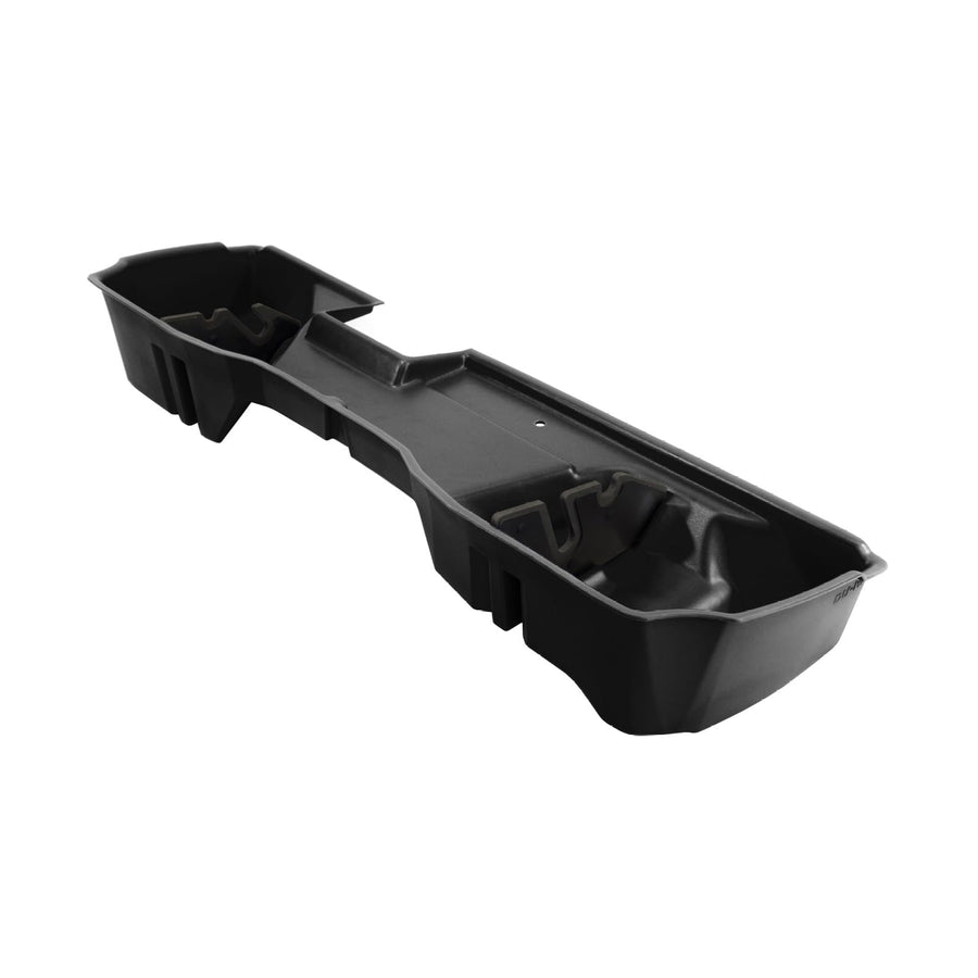 Under Seat Storage DuHa 10304 fits 2014-2019 Chevy Silverado/GMC Sierra Double Cab Classic Style Body |Black Heavy-Duty Back Seat Organizer | Includes Dividers
