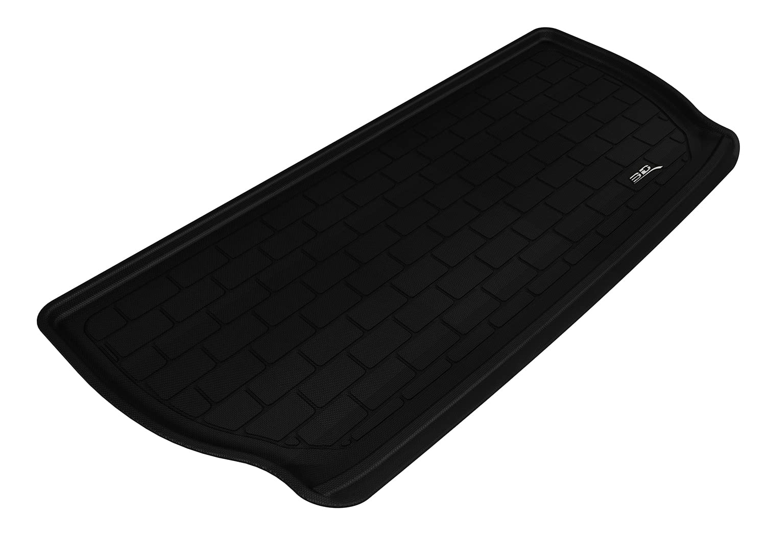 3D MAXpider Custom Fit Cargo All-Weather Floor Mat for Select Buick Enclave/Chevrolet Traverse Models - Kagu Rubber (Black)