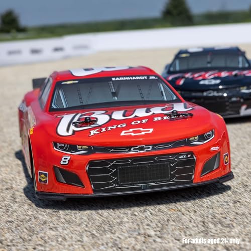 Losi 1/12 NASCAR RC Race Car No. 8 Dale Earnhardt Jr. Budweiser Chevrolet ZL1 2S AWD RTR Brushed On-Road Battery & Charger Included Red LOSF1122508
