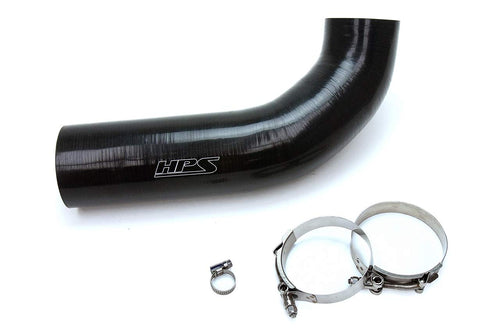 Black Silicone HPS Performance Air Intake Hose Kit Post MAF Tube Compatible with 2012-2017 Jeep Wrangler JK & Unlimited 3.6L V6, 57-1639-BLK