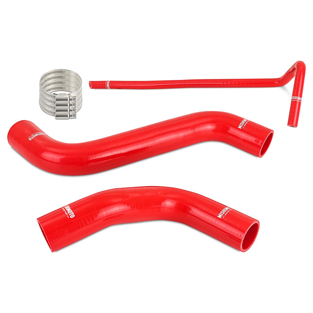 Mishimoto Radiator Hose Kit Silicone, Compatible with Subaru WRX 2022+, Red