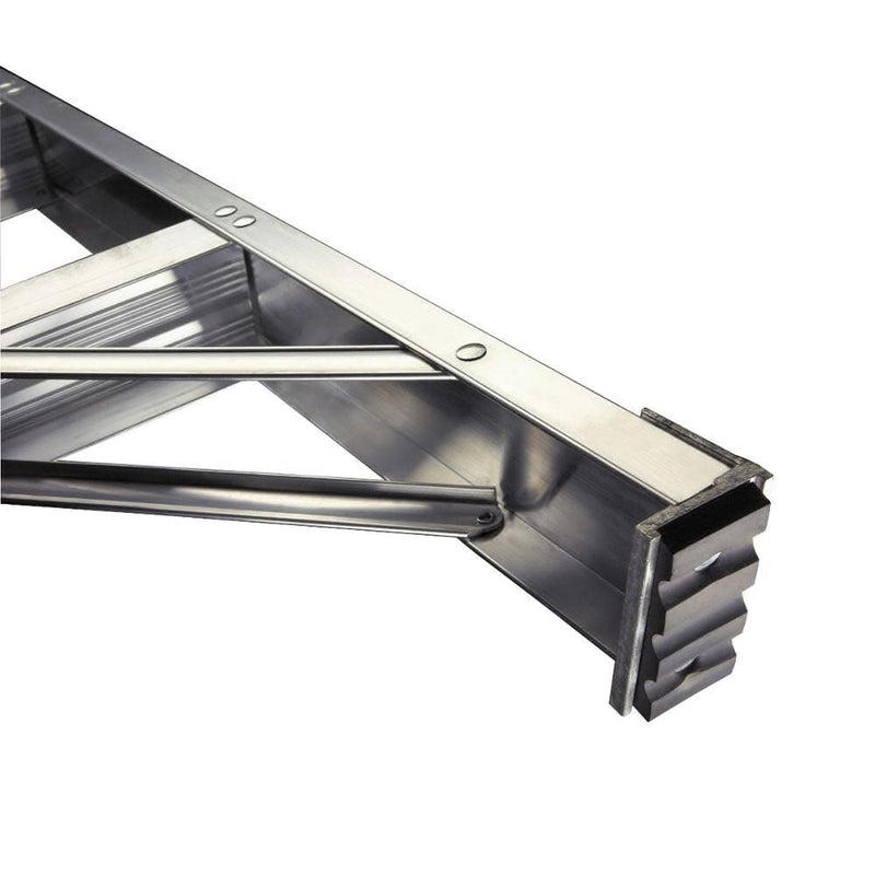 Twin Werner Step Ladder, Aluminum (T374)
