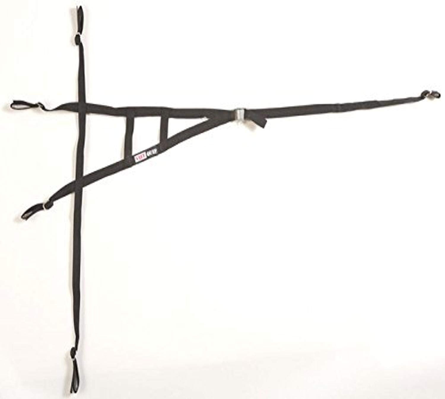 RaceQuip Window Right Side or Roll Cage Net Triangle Non-SFI Adjustable 28-58H x 12-40W Black 727001