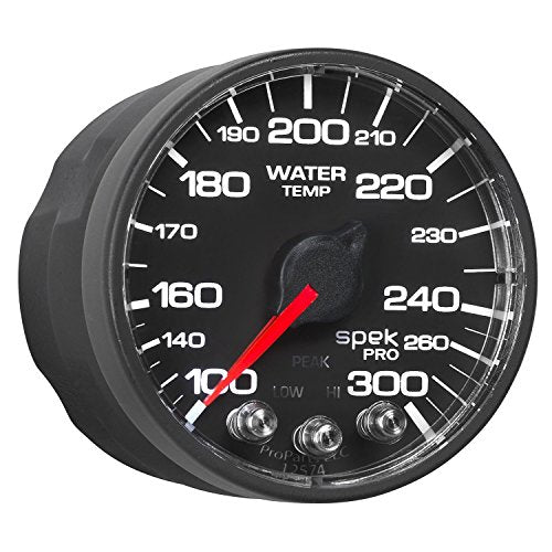 AutoMeter Gauge P546328-N1 Water Temp (Spek-Pro - Nascar 2-1/16" Water Temp, 100-300`F, BFB, ECU, Spek Nl)