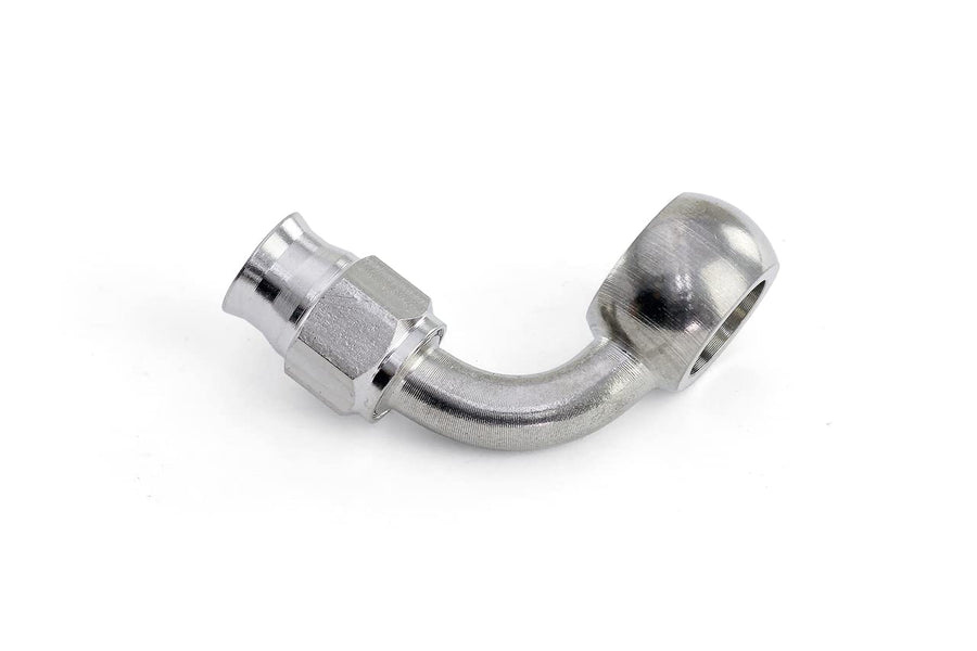 90 Degree HPS Performance 10mm Banjo -3 Stainless AN Hose End, 350-9003SSB