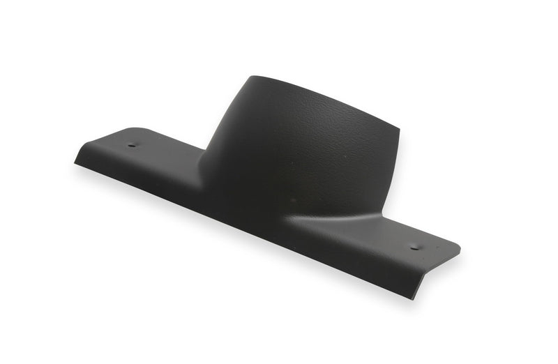 Dash Bezel Holley EFI 553-398 without A/C Vent Openings - Black