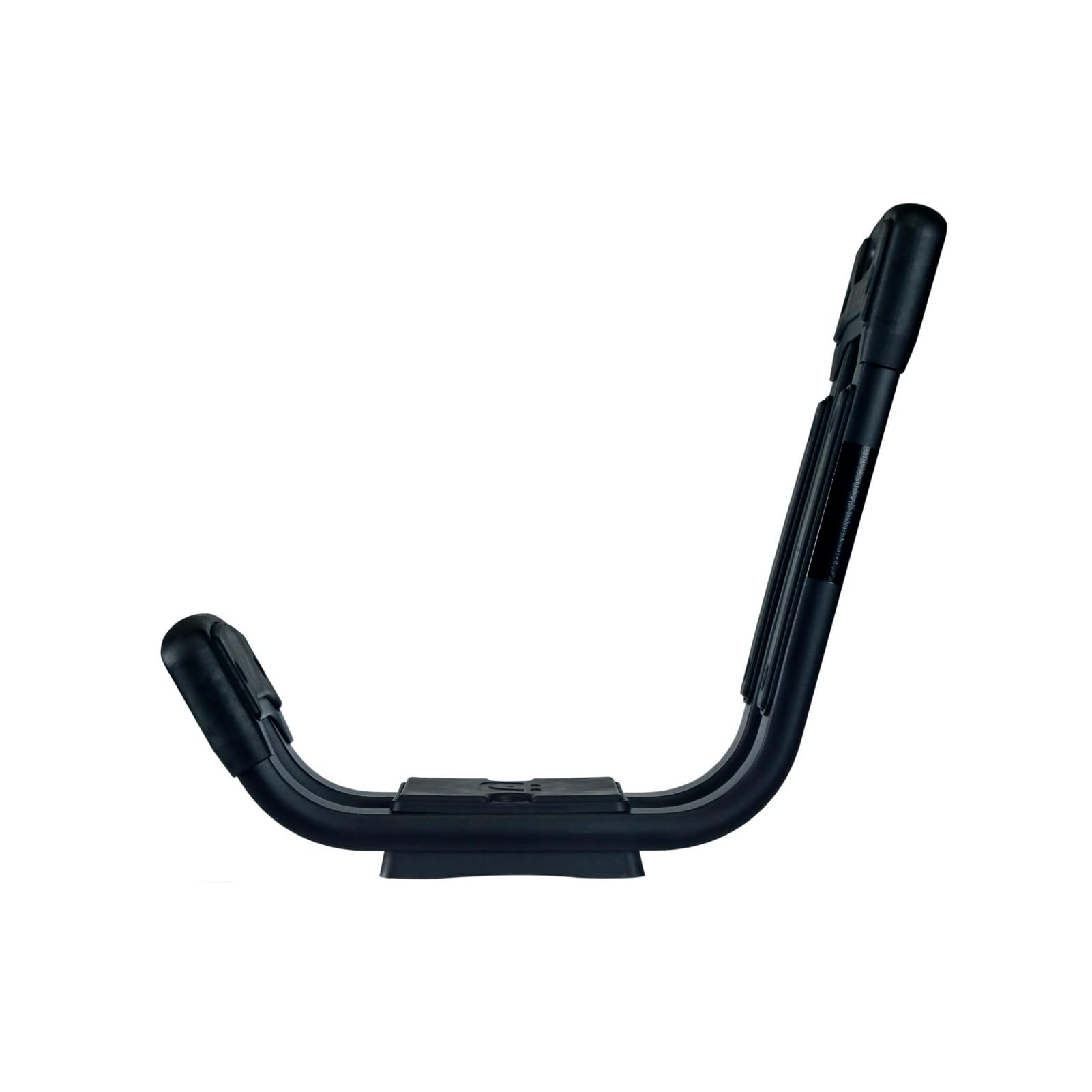 KUAT Universal Class 2 Fixed J-Style Durable Kayak Hauling Rack | Car Truck Van Rooftop Crossbar Mounted Boat Transportation System, Black | 2 Racks, 4 Tying Straps, Mounting Plates, Bolts & T-Knobs