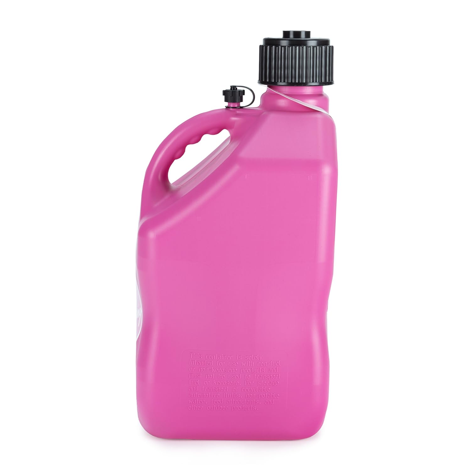 5.5 Gallon VP Racing Motorsport Racing Jug with Contoured Handle, Multipurpose Cap and Rubber Gaskets, Pink (1 Pack)