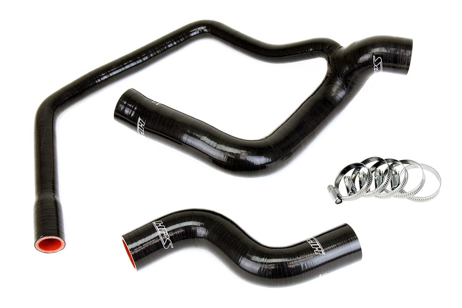 3-ply HPS Black Reinforced Silicone Radiator Coolant Hose Kit 57-2032-BLK