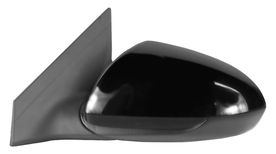 Driver Side Fit Mirror for Hyundai Elantra Sedan, US Built, Textured Black w/PTM Cover, spot Mirror, Foldaway, Heated Power