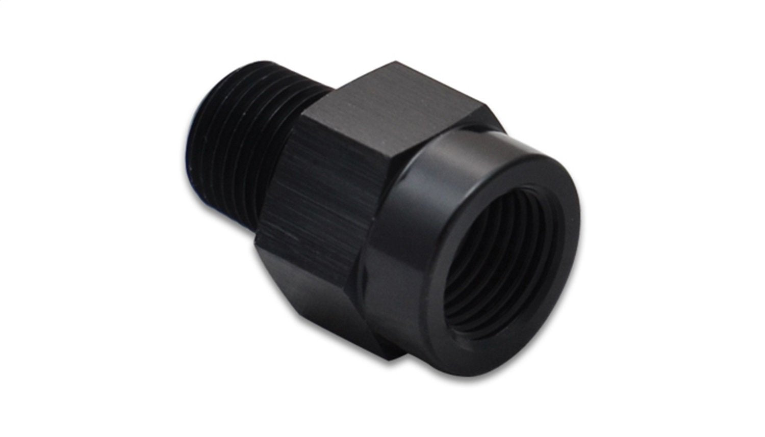 1/8" Male Bsp To Vibrant Performance 1/8" Female Npt Adapter Fitting - Aluminum, 1 Pack
