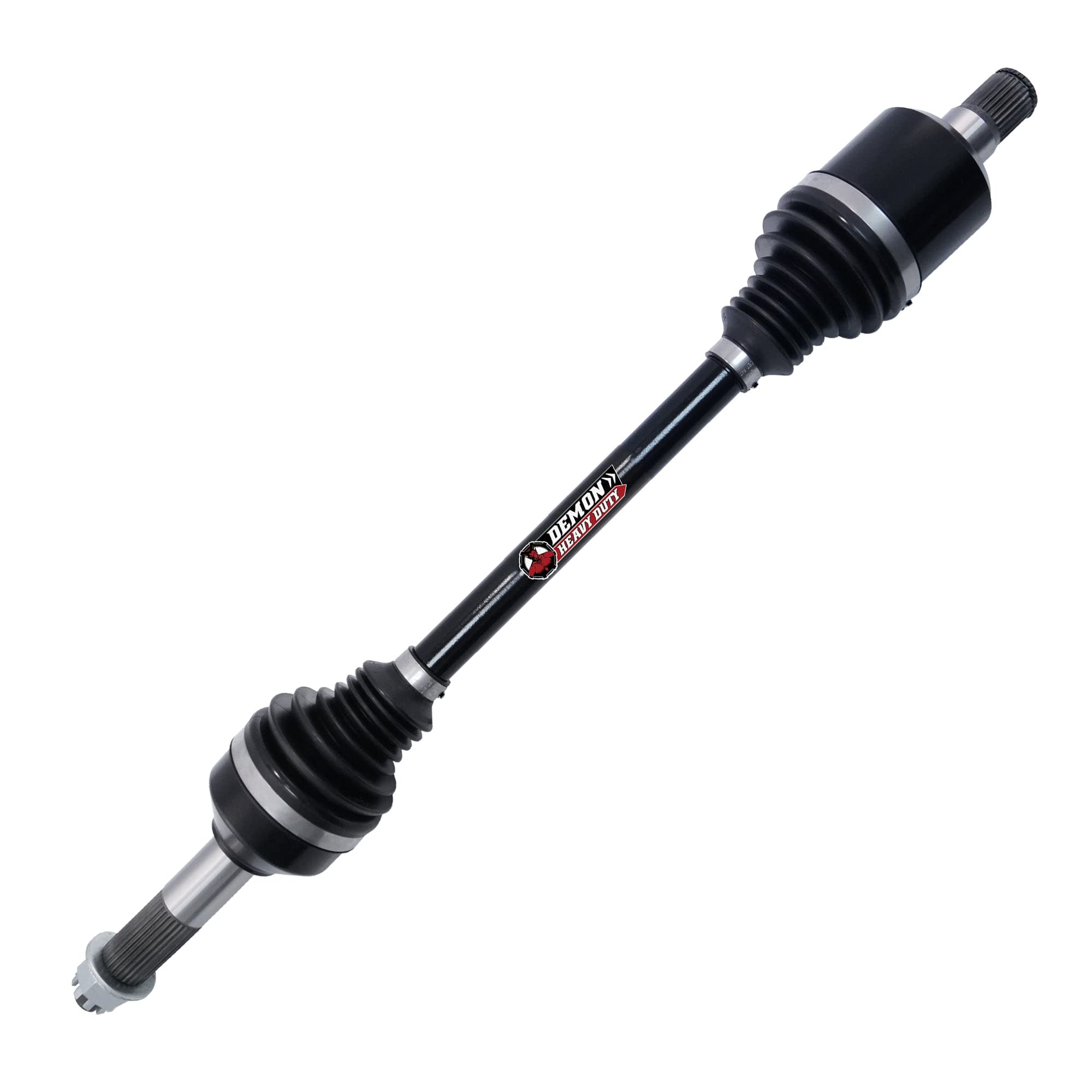 Rear Left Heavy Duty Axle for (2012-19) John Deere Gator XUV, Demon Powersports Made Up of 4340 Chromoly Steel, in Dual Heat Treated High Strength, Gives Wider Angles, OEM: AM 145188, ATV-JD-803