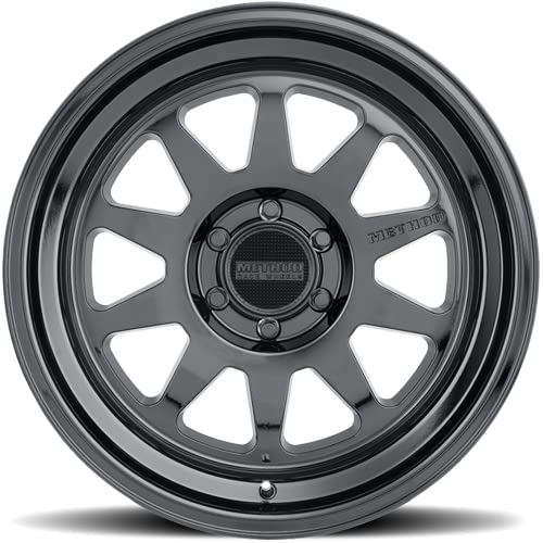 Black Method Race Wheels 316 Wheel with Gloss (20 x 9. inches /8 x 170 mm, 18 mm Offset)