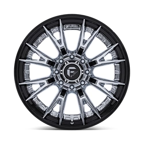 FUEL OFF-ROAD 22X12 FC402 CATALYST 8X180 4.77-44mm CHROME WITH GLOSS BLACK LIP - FC402PB22128844N