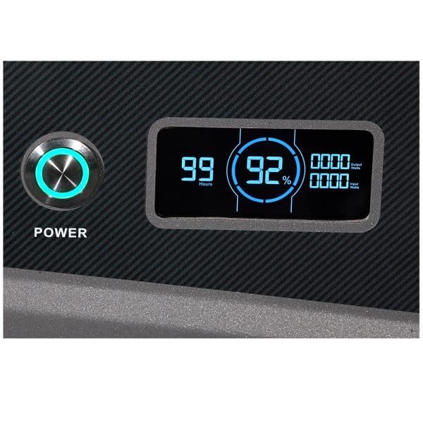 3.1 kWh Portable Solar Generator 30 Amp Output Lithium Battery | Solar & Grid Inputs