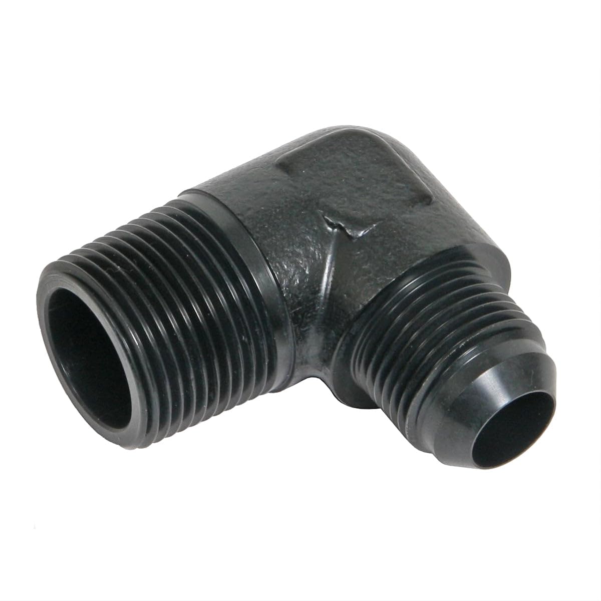 Black Fragola 12an to 1in MPT 90-Deg. Adapter Fitting