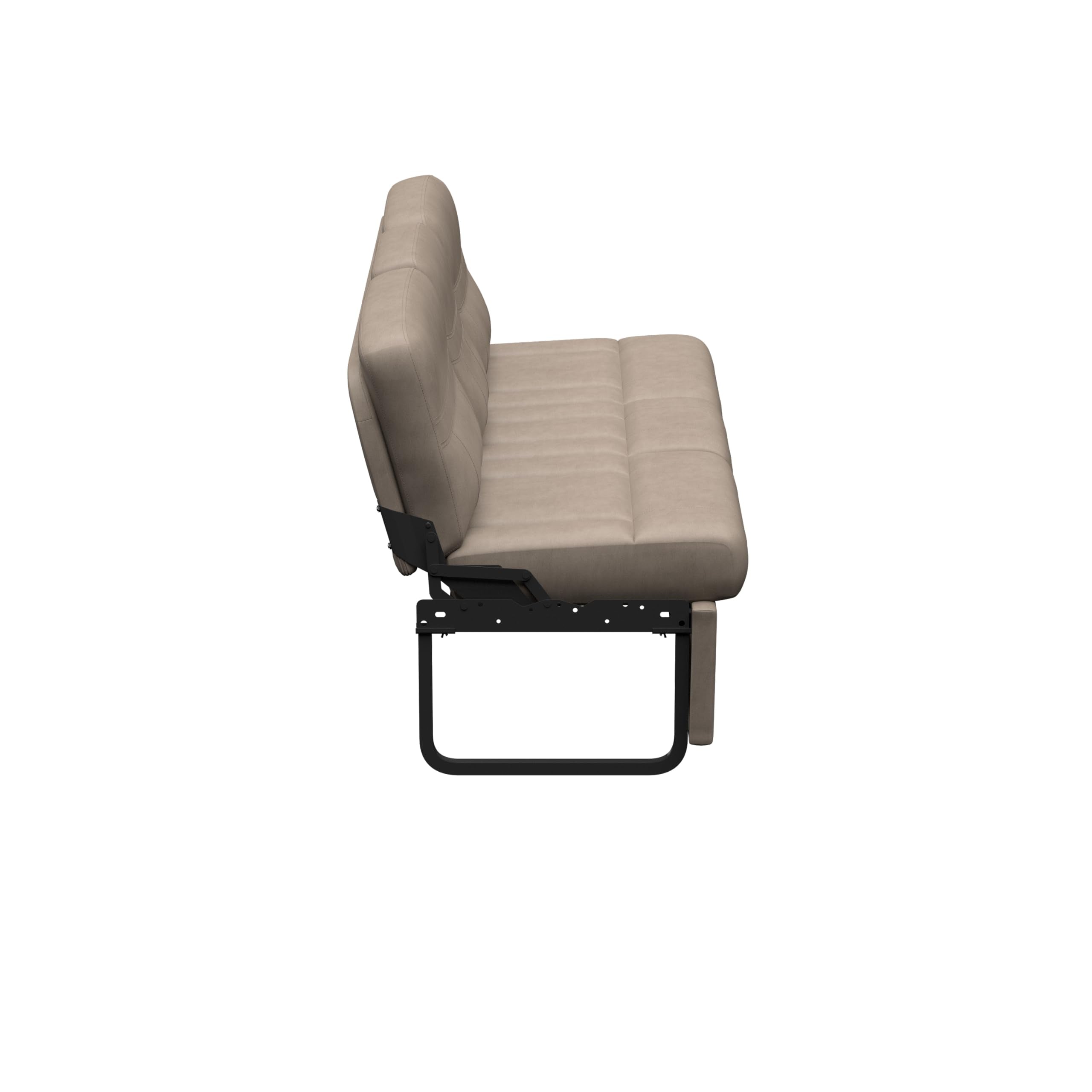 72" Thomas Payne Signature Driftwood RV Jackknife Sleeper Sofa with Matching Kickboard, Easy Transition, High-Density Foam Cushioning, Fold-Down Center, Dual Cupholders - 2024044413