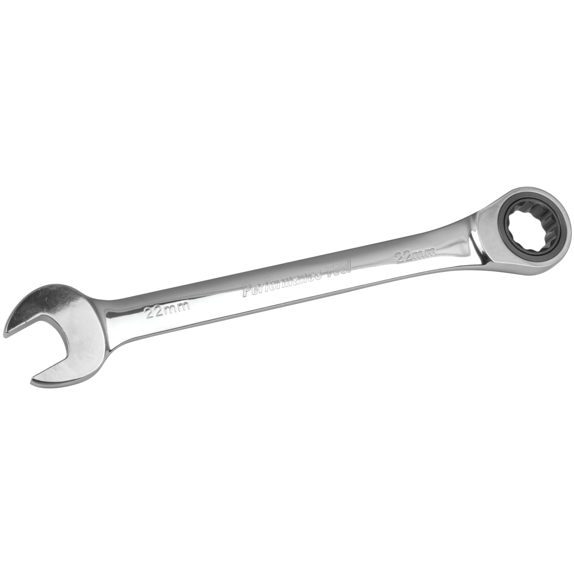 22mm Performance Tool W30362 Professional Chrome Vanadium Ratcheting Wrench