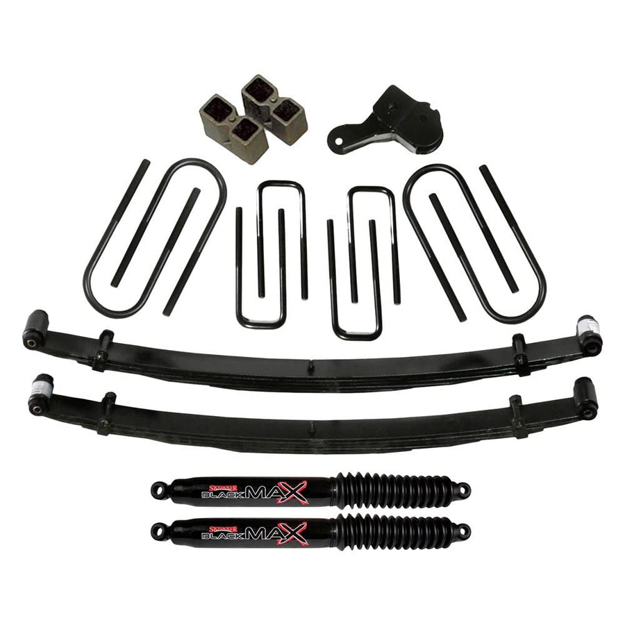 Skyjacker Suspension Lift Kit F9203K-B w/Shock Black MAX Shocks 1.5-2 in. Lift Incl. Front Leaf Springs